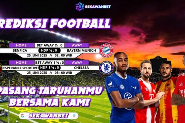 PREDIKSI PERTANDINGAN SEPAKBOLA SEKAWANBET ⚽